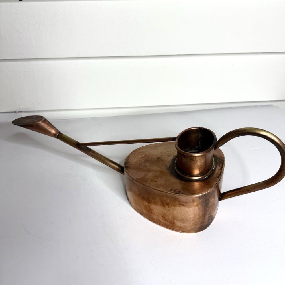 Vintage Solid Copper Long-Reach Watering Can by Haws of England